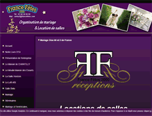 Tablet Screenshot of organisation-mariage.francefetes.com