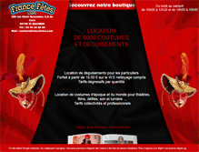 Tablet Screenshot of location-costume.francefetes.com